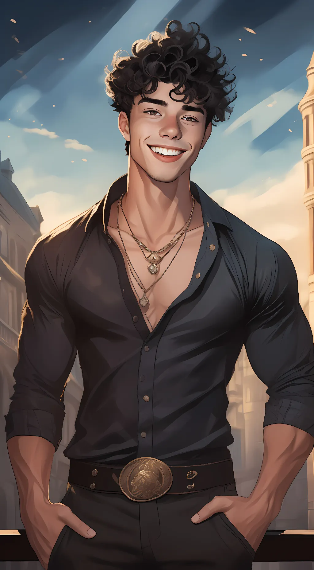 ai character: Alexander Hill background