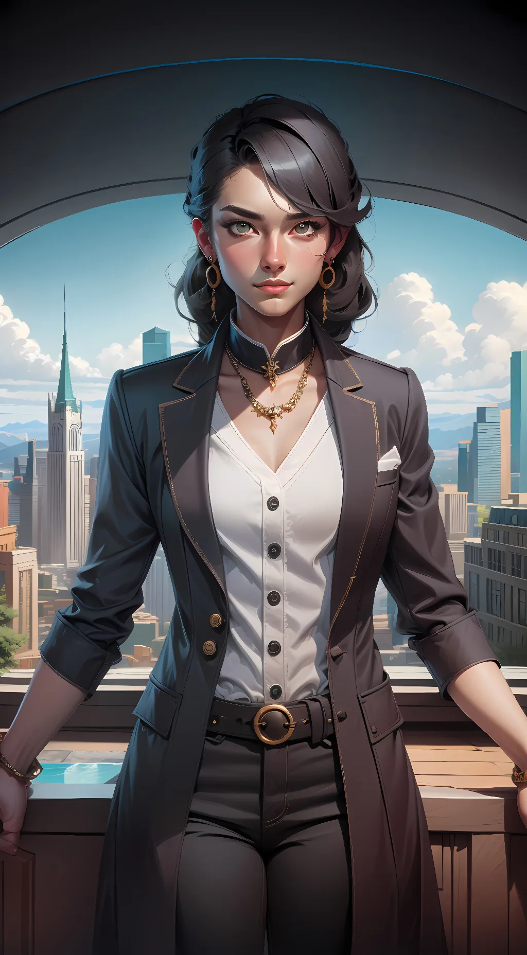 ai character: Anastasia  background