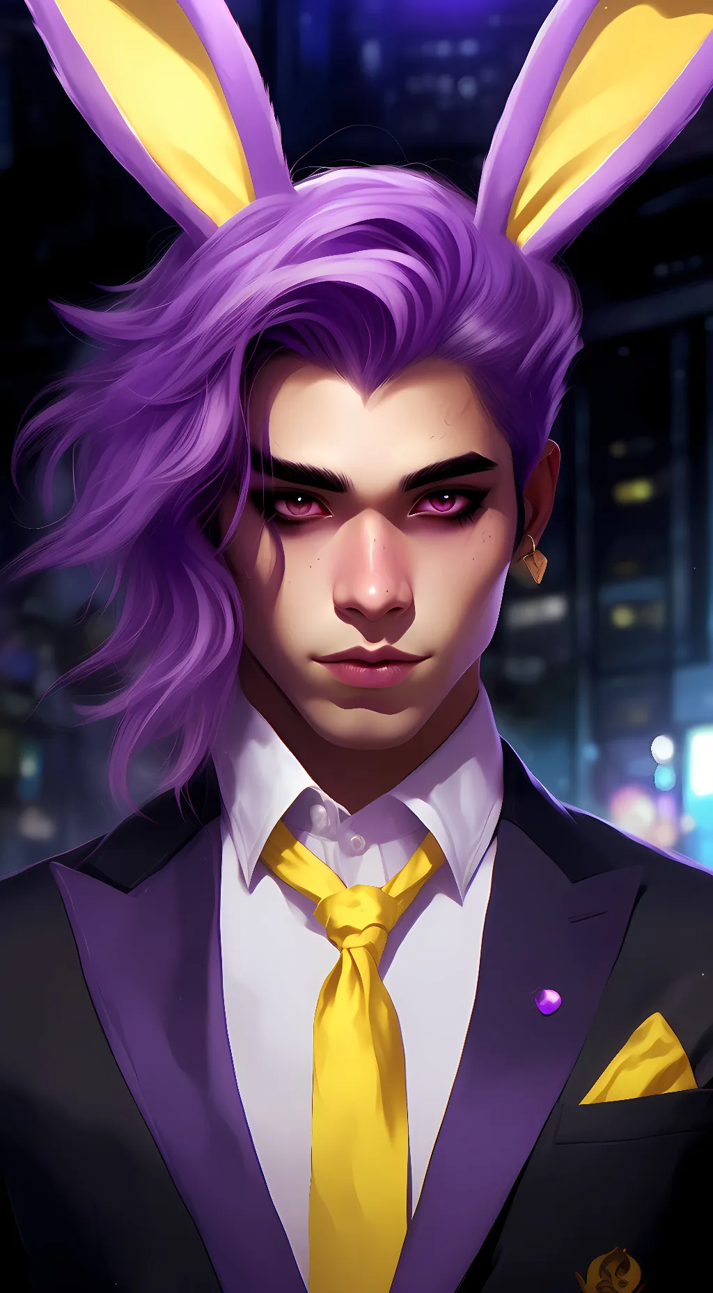 ai character: glitchtrap/Vincent background