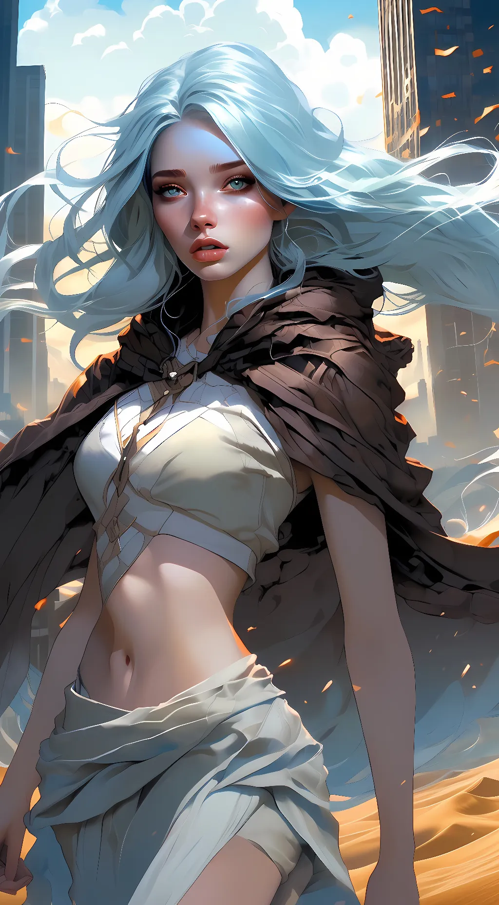 ai character: Ember  background