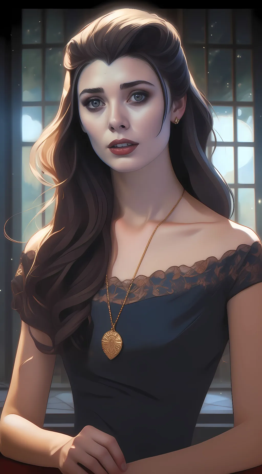 ai character: Dyana Rossingol  background