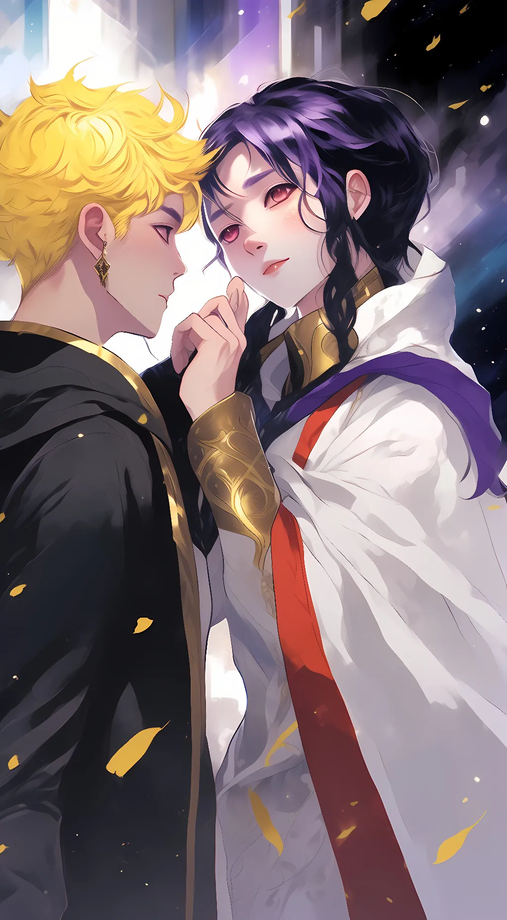 ai character: Chichi and Loki background