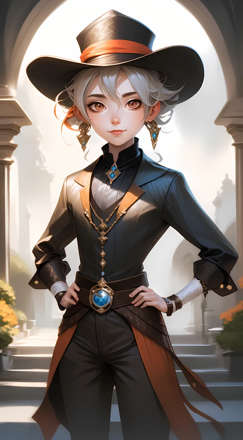 ai character: jazzy background