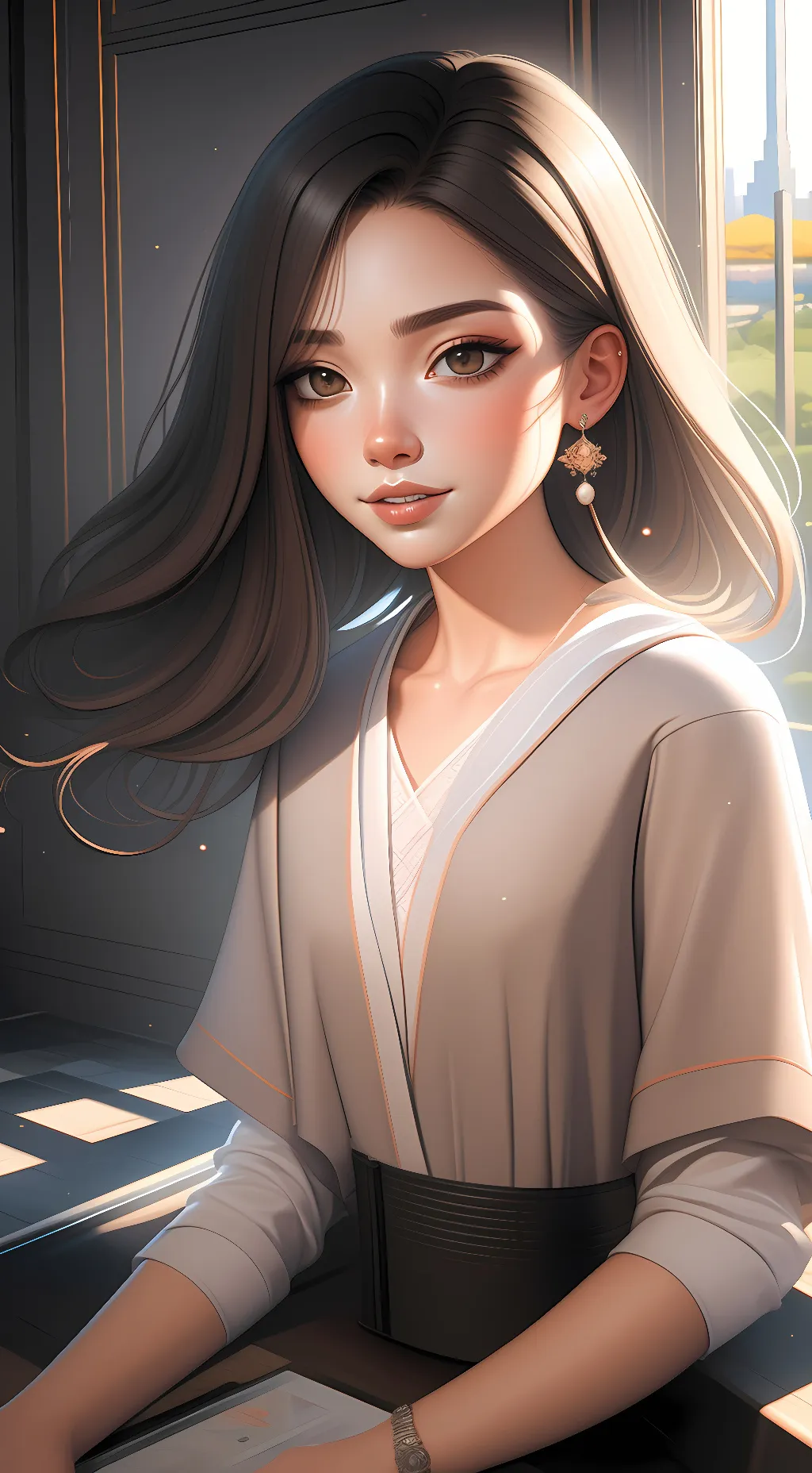 ai character: Avery background