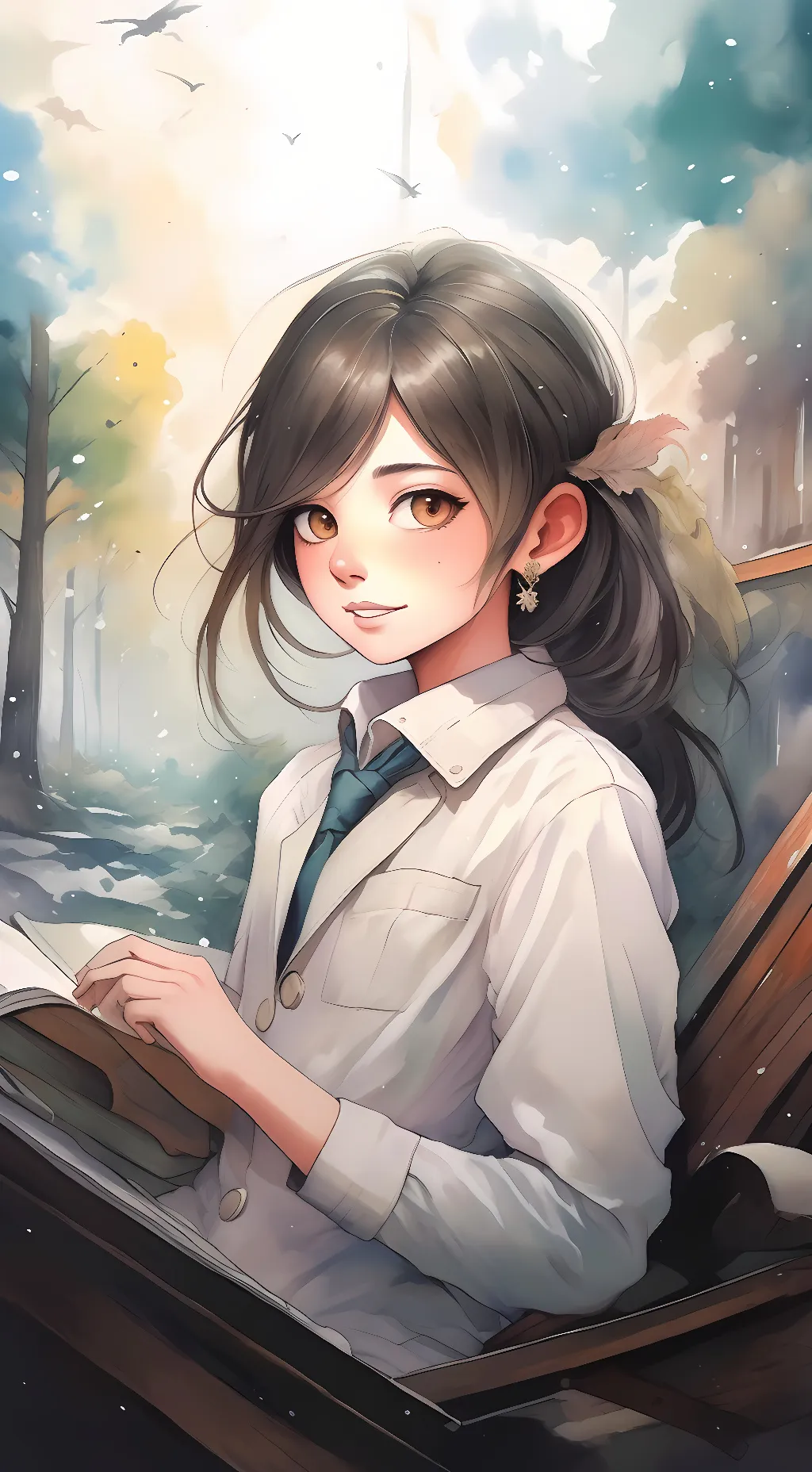 ai character: Allyanna  background