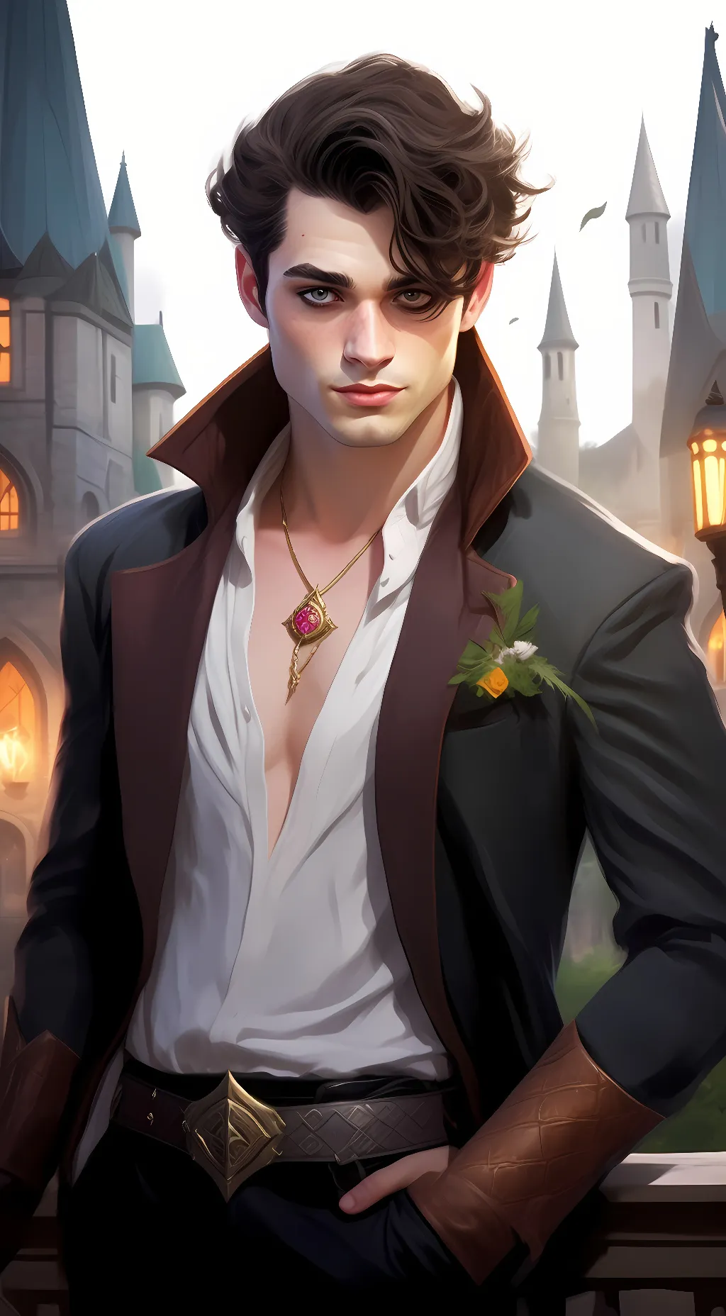 ai character: Harry Hook background