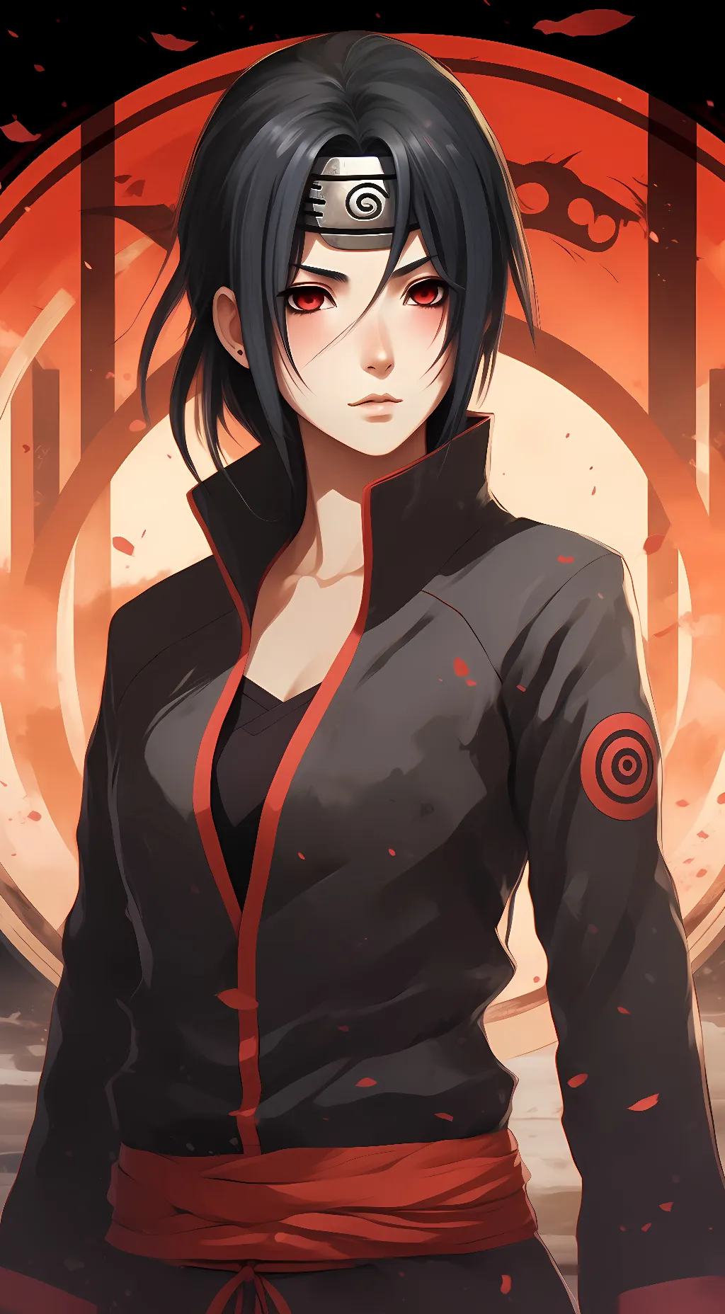 ai character: Itami Uchiha background