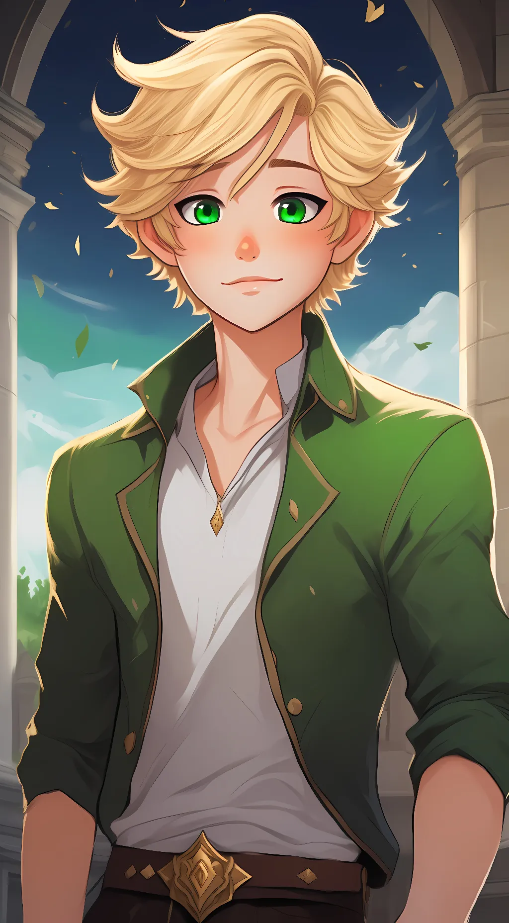 ai character: Adrien Agreste  background