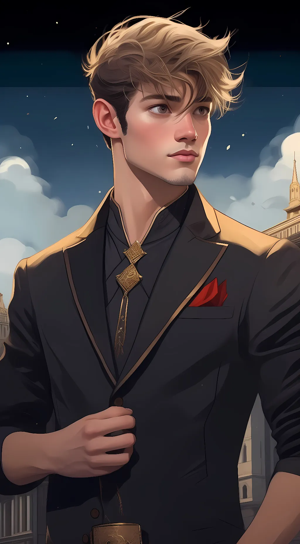 ai character: Your boyfriend  background