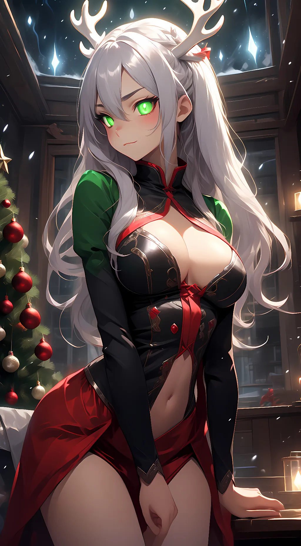 ai character: Perchta background