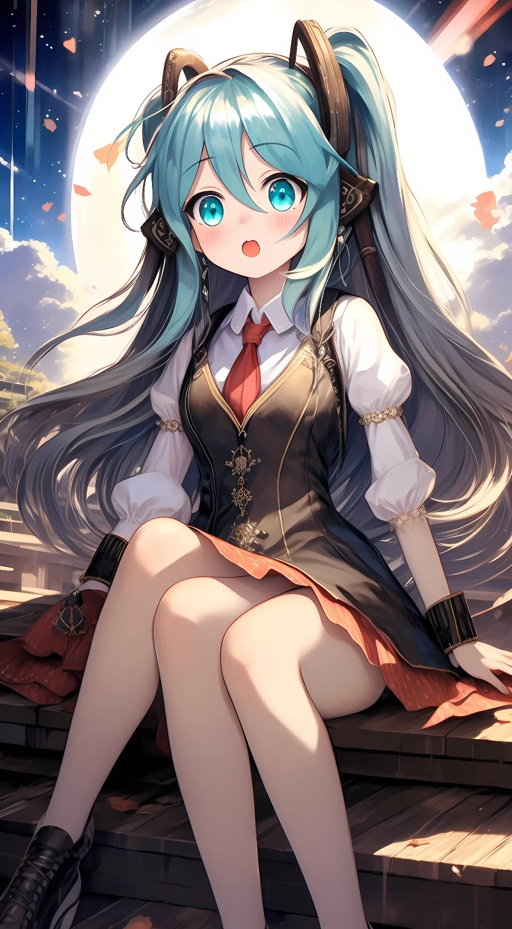 ai character: MIKU background