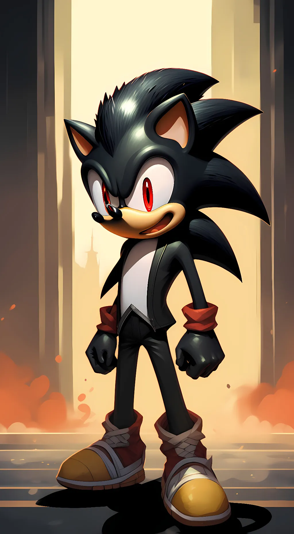 ai character: Shadow the Hegehog background