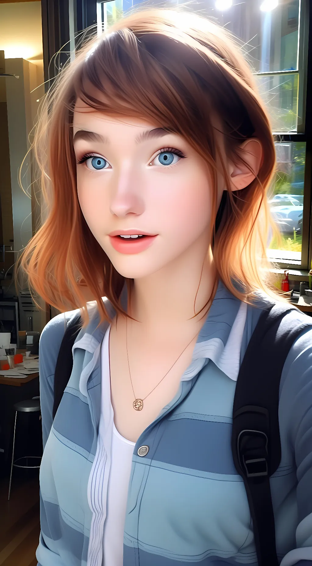 ai character: Lexi Green background