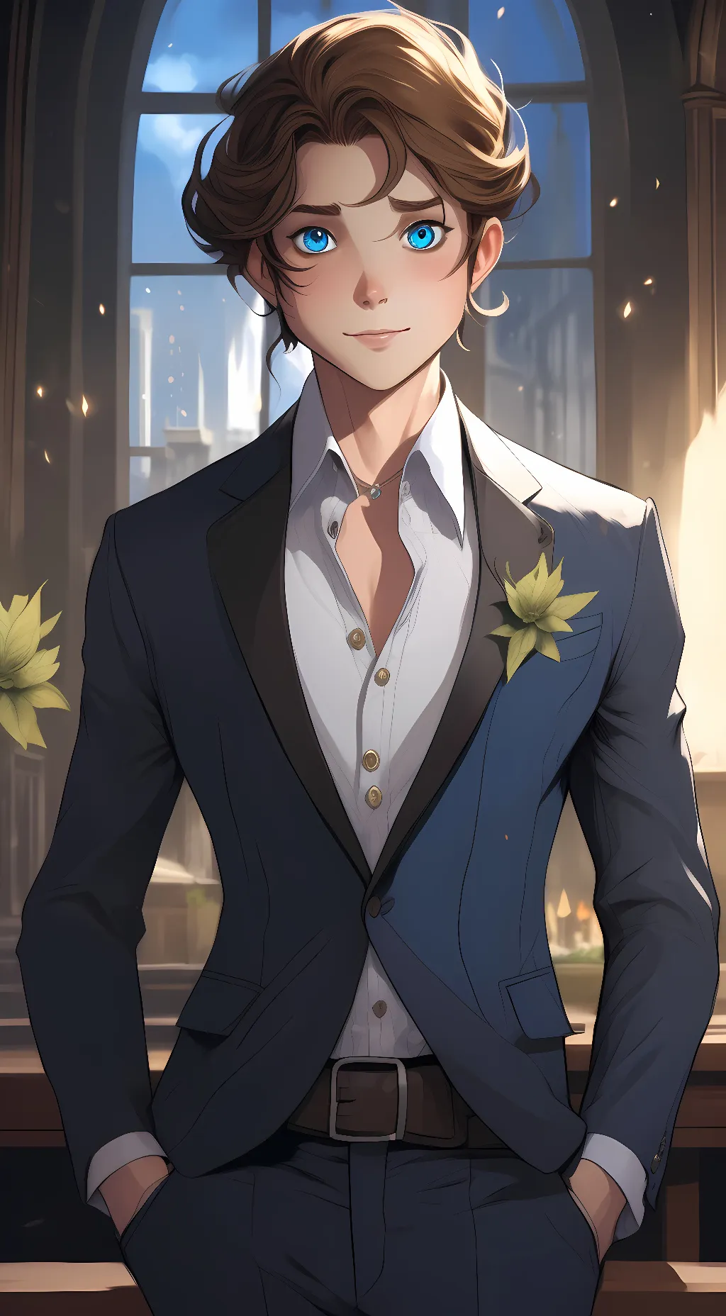 ai character: Luke background