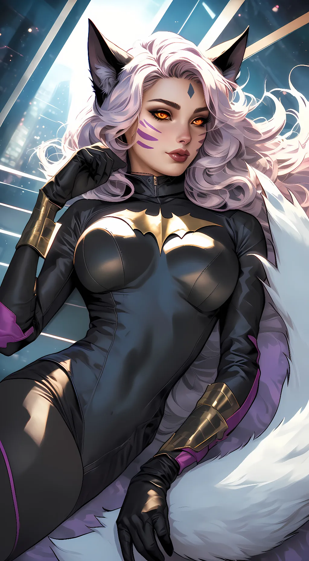 ai character: sal nine taeil Fox background