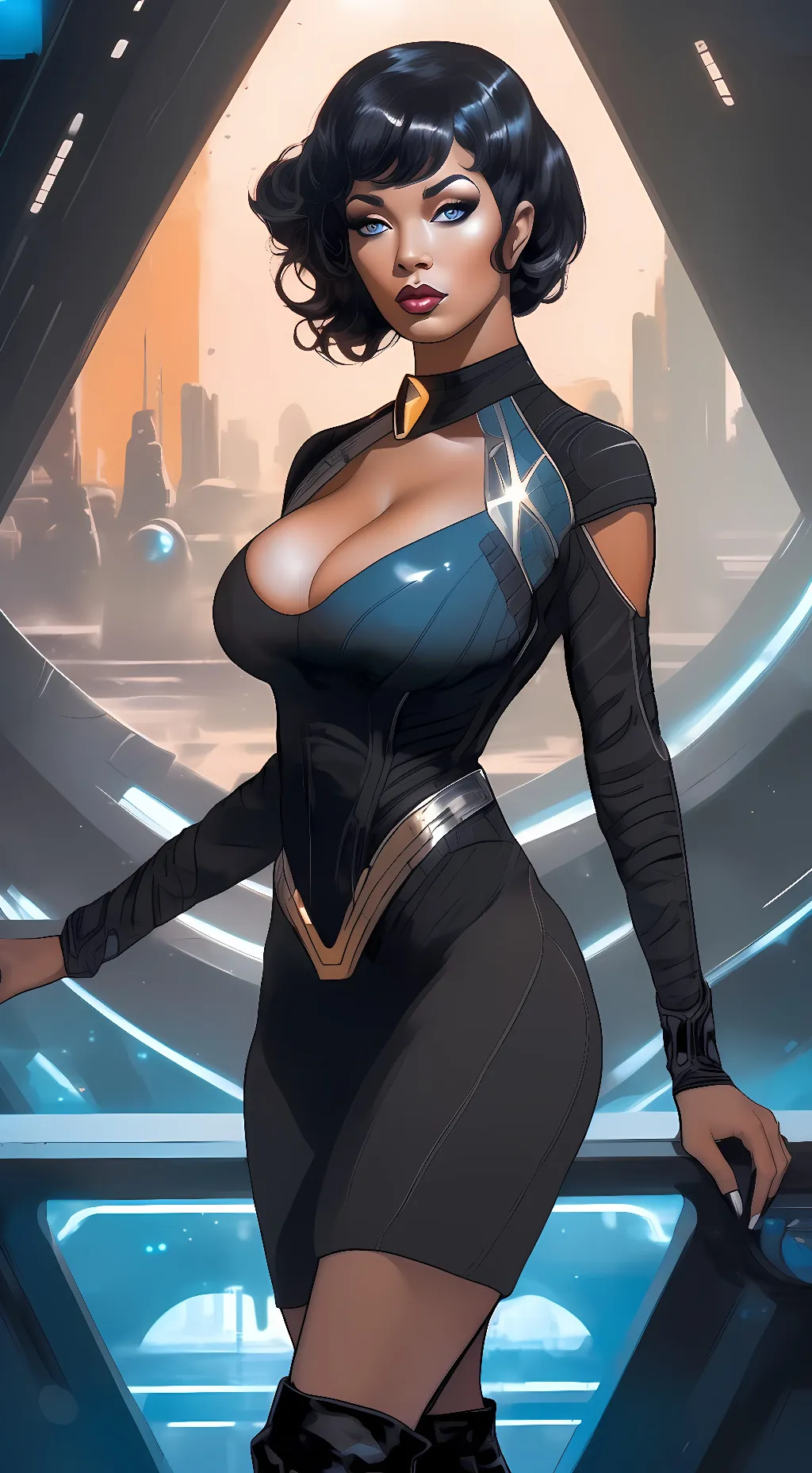 ai character: Lt. Nyota Uhura background