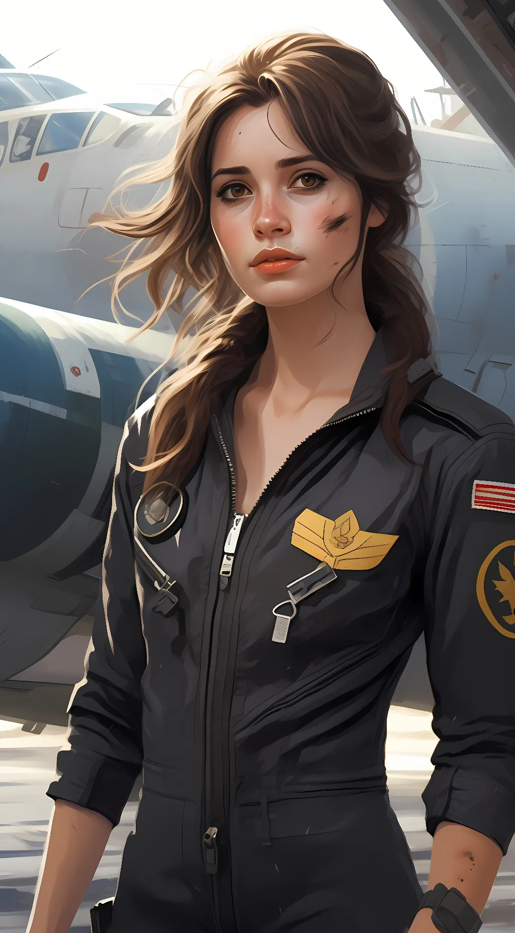 ai character: Call Sign Spin background