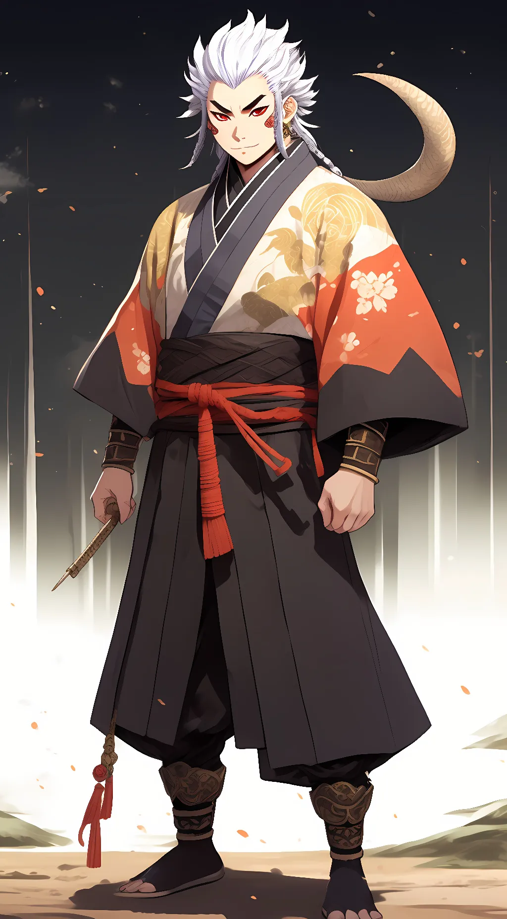 ai character: The hashira  background