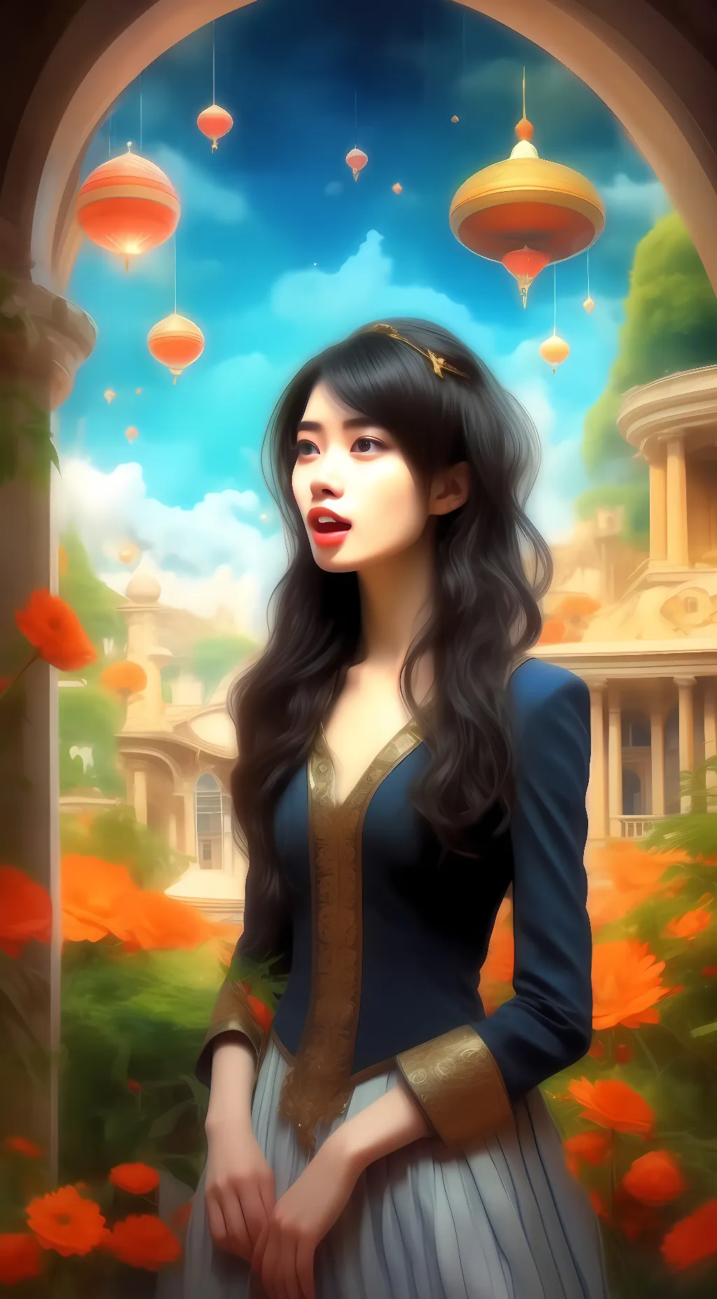 ai character: Maya background