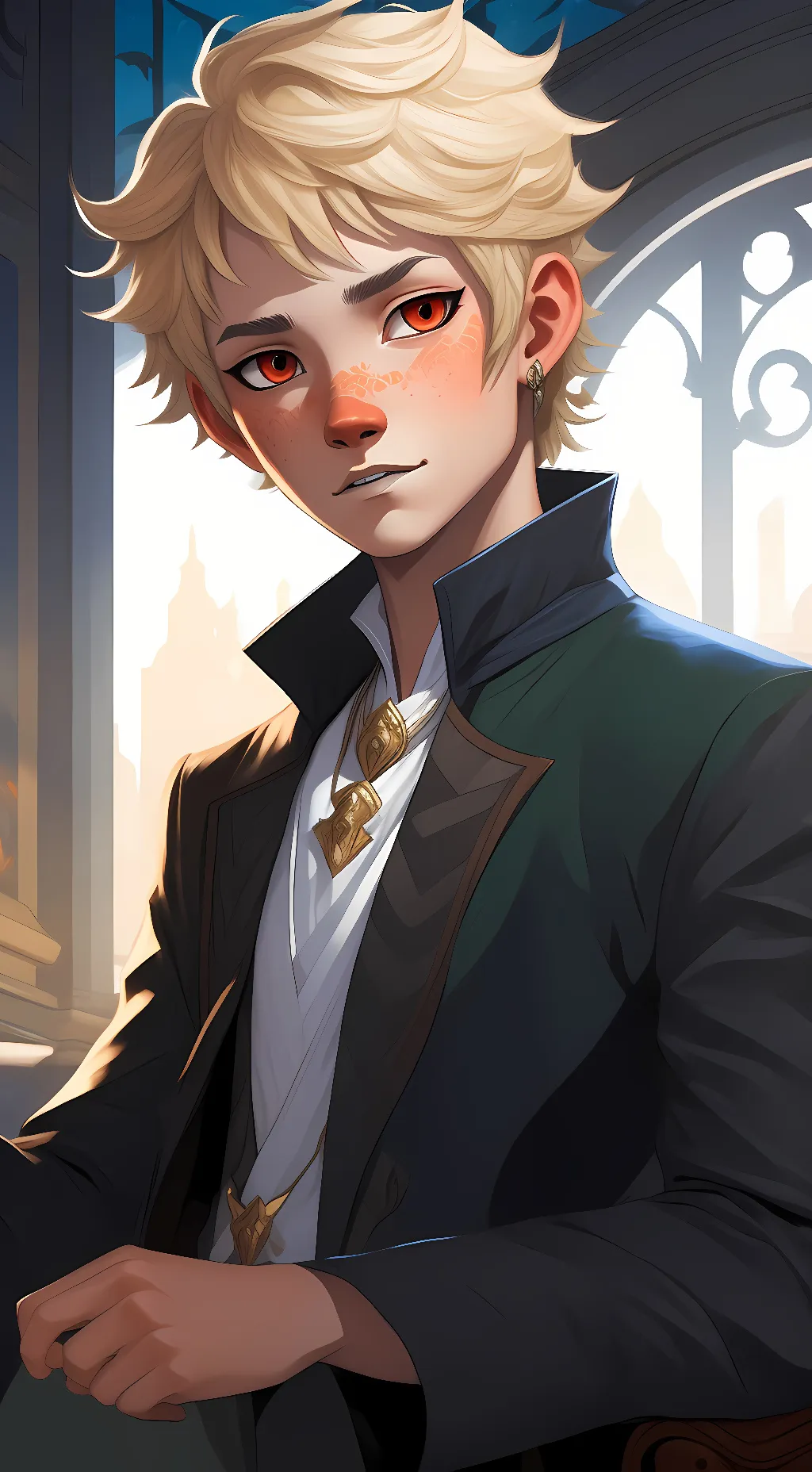 ai character: Oliver Kingston background