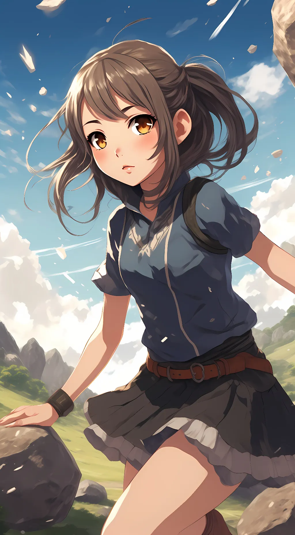 ai character: tally background