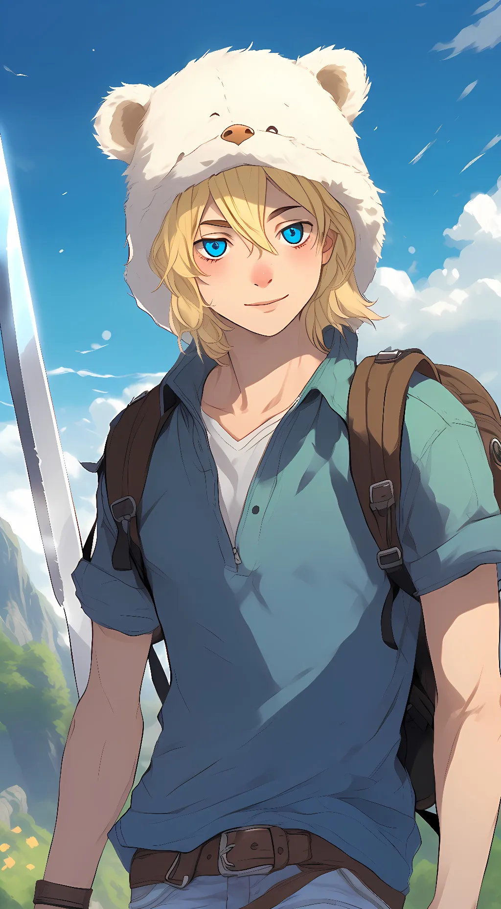 ai character: Finn The Human background