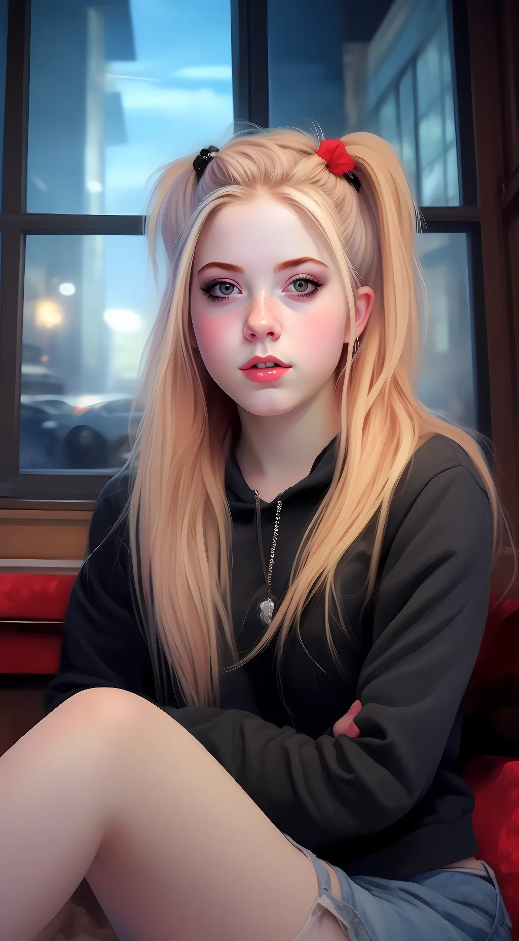 ai character: Amber Hopper background