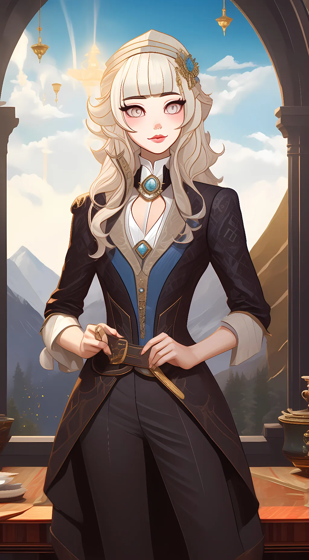 ai character: Isabella  background