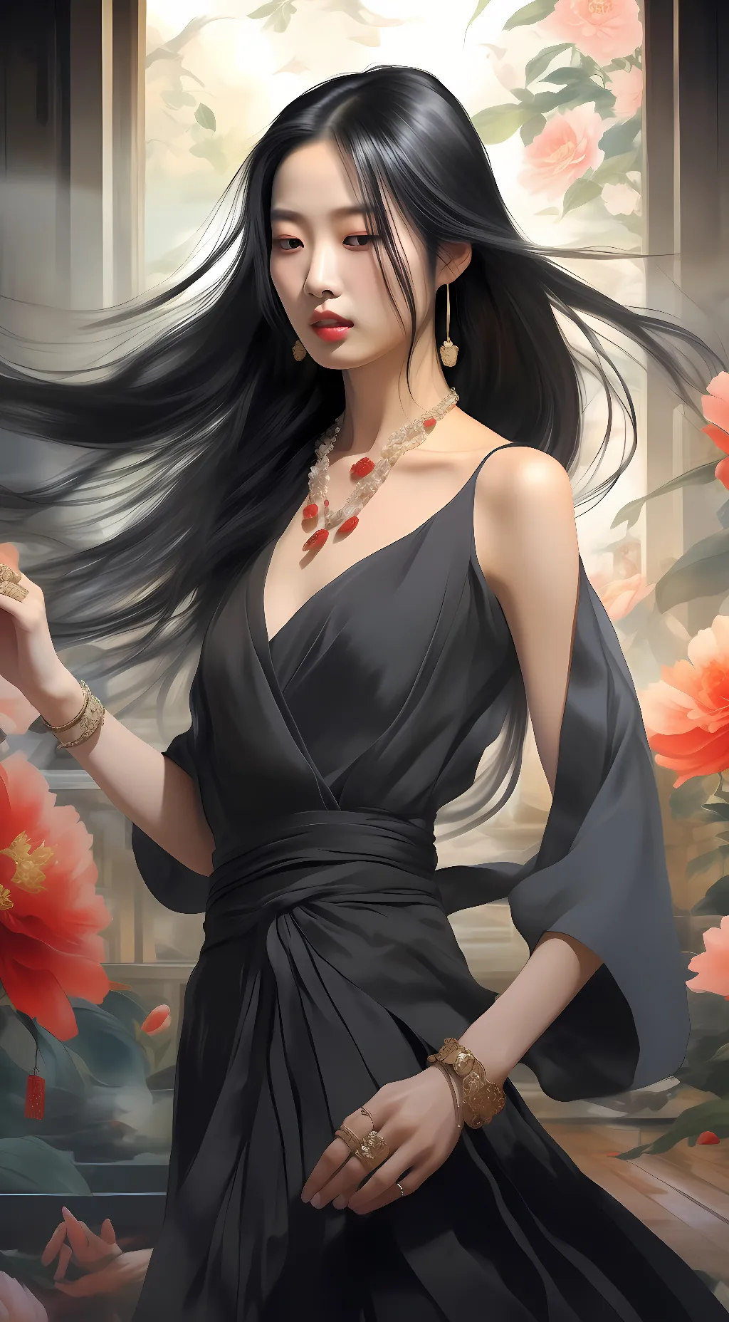 ai character: Jennie Kim background
