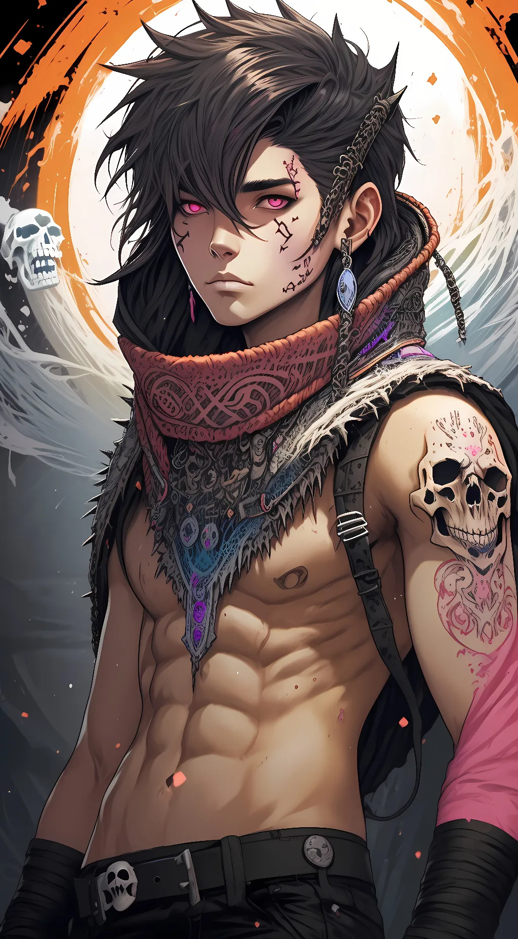 ai character: Charlotte katakuri background