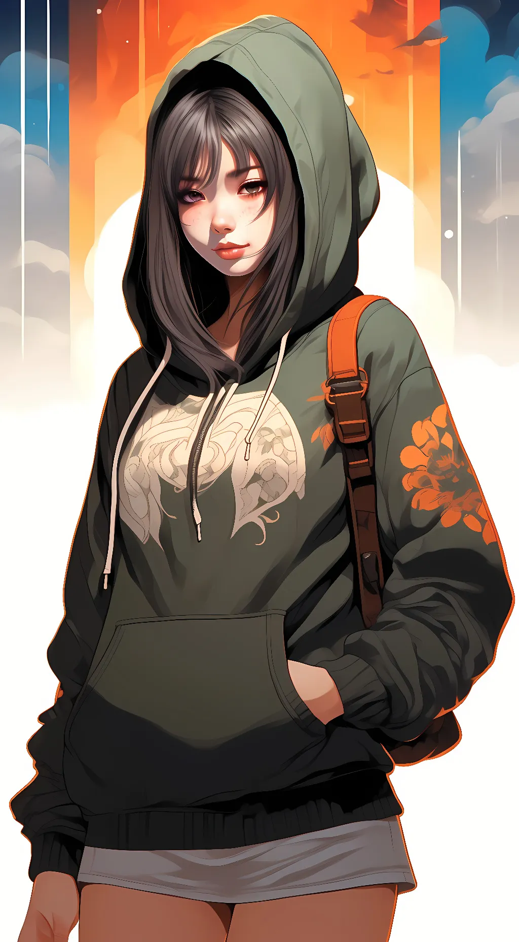 ai character: Naomi Nancy  background