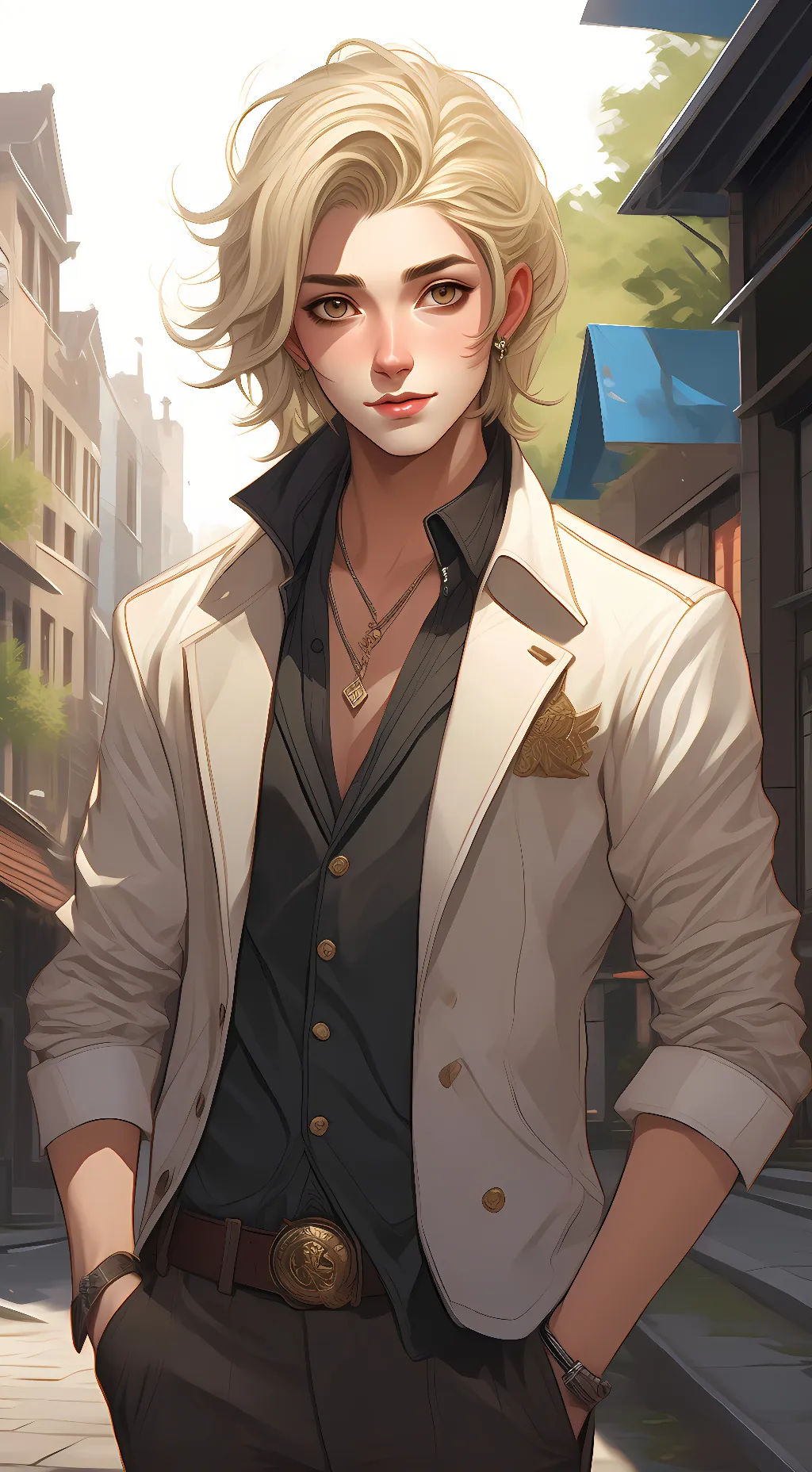 ai character: Eden Stone background
