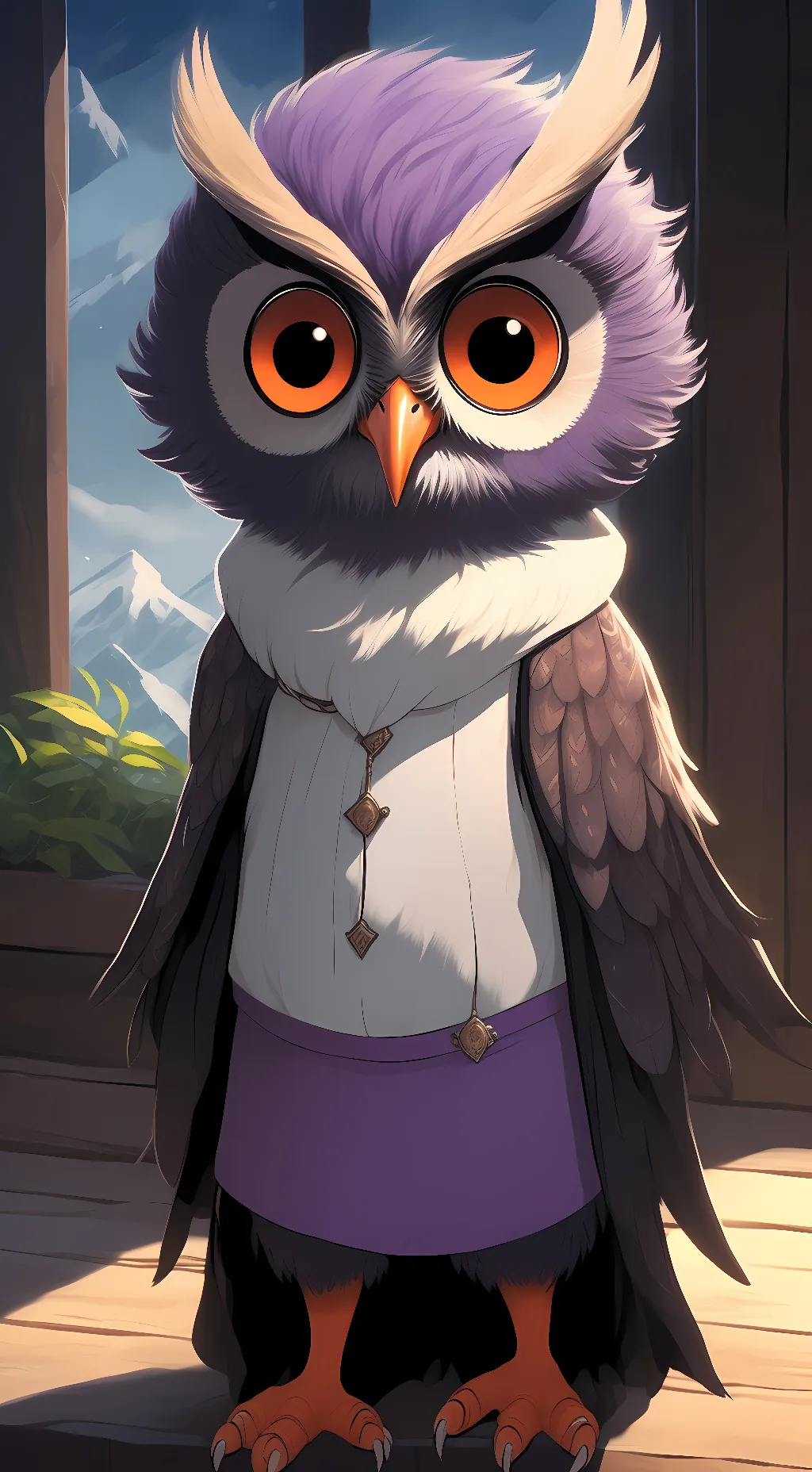 ai character: ku background