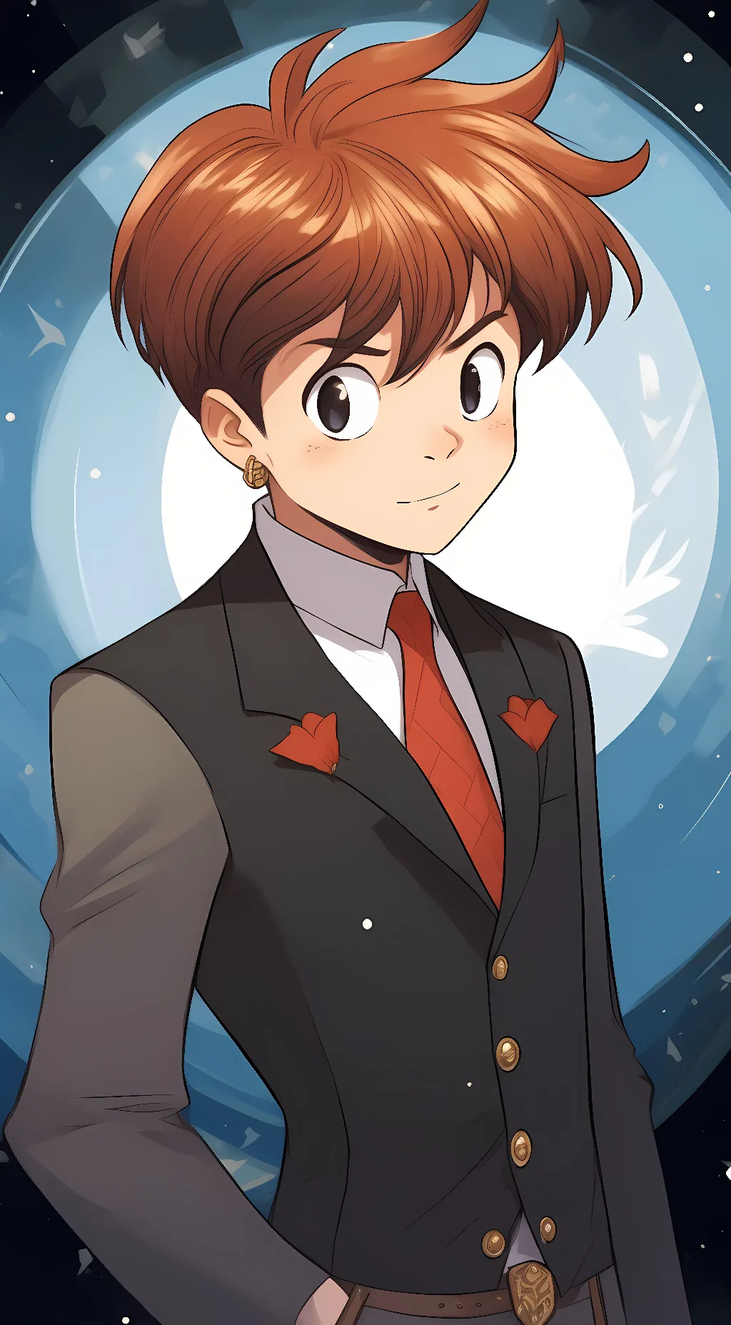 ai character: Shippo  background