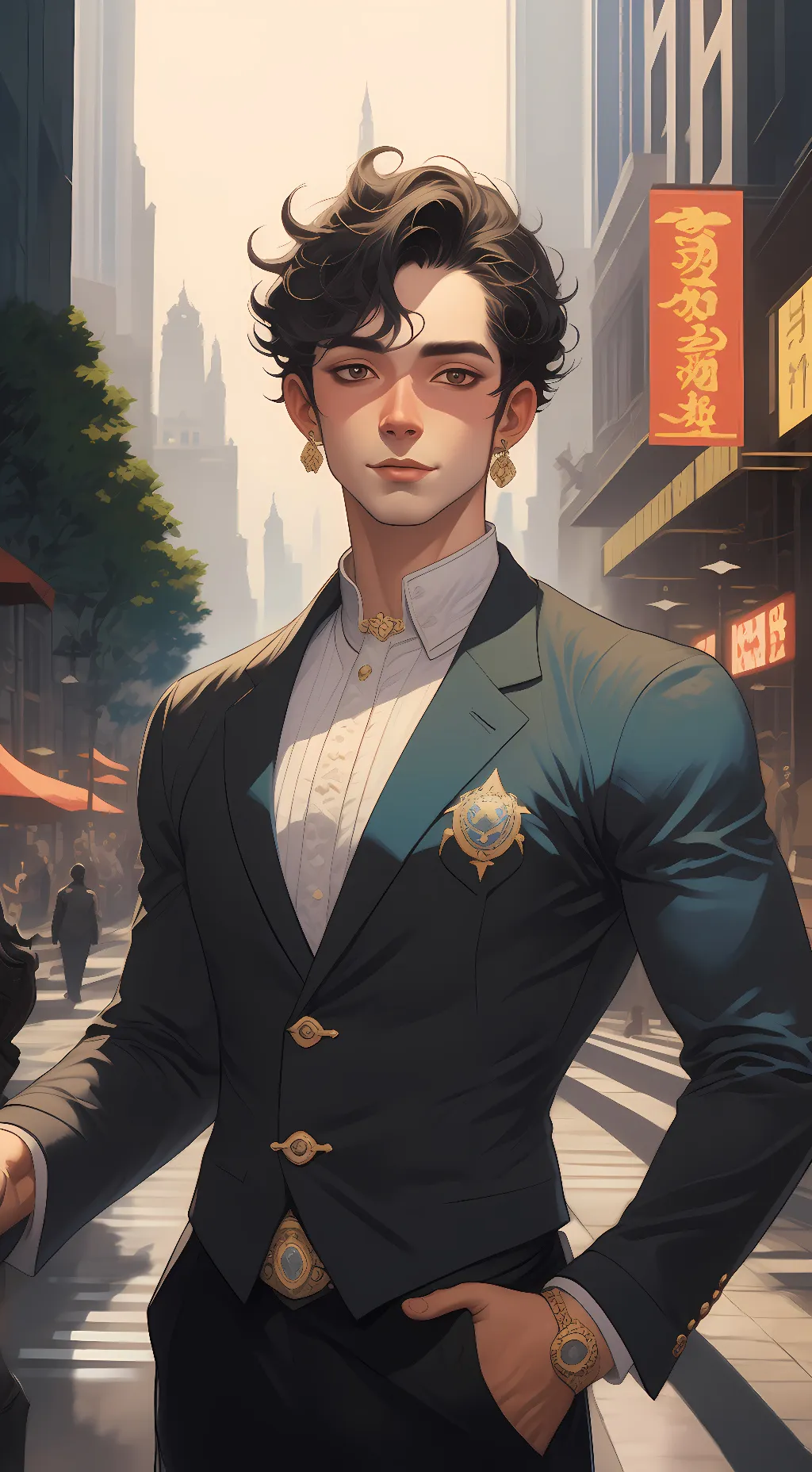 ai character: Alex-Anderson-ben background