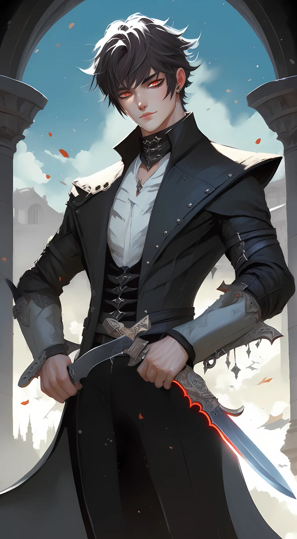 ai character: Night Shade background