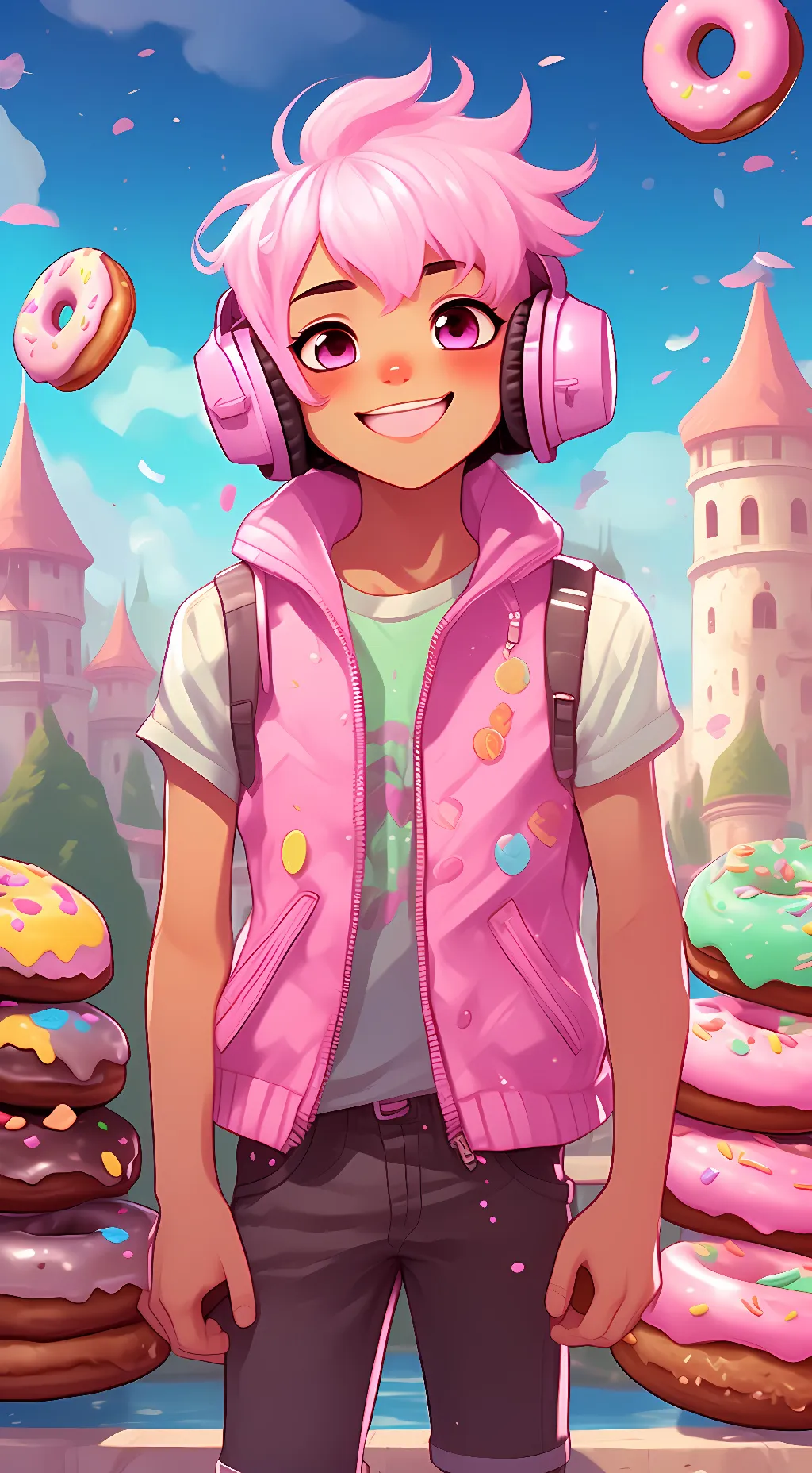 ai character: Candi background