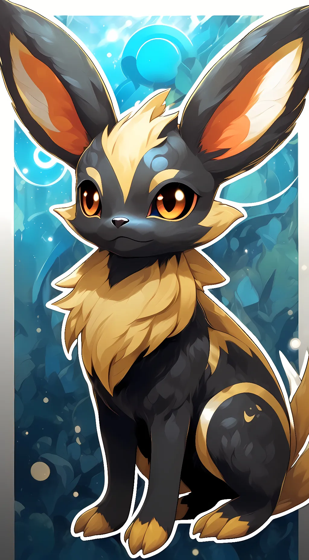 ai character: Umbreon background
