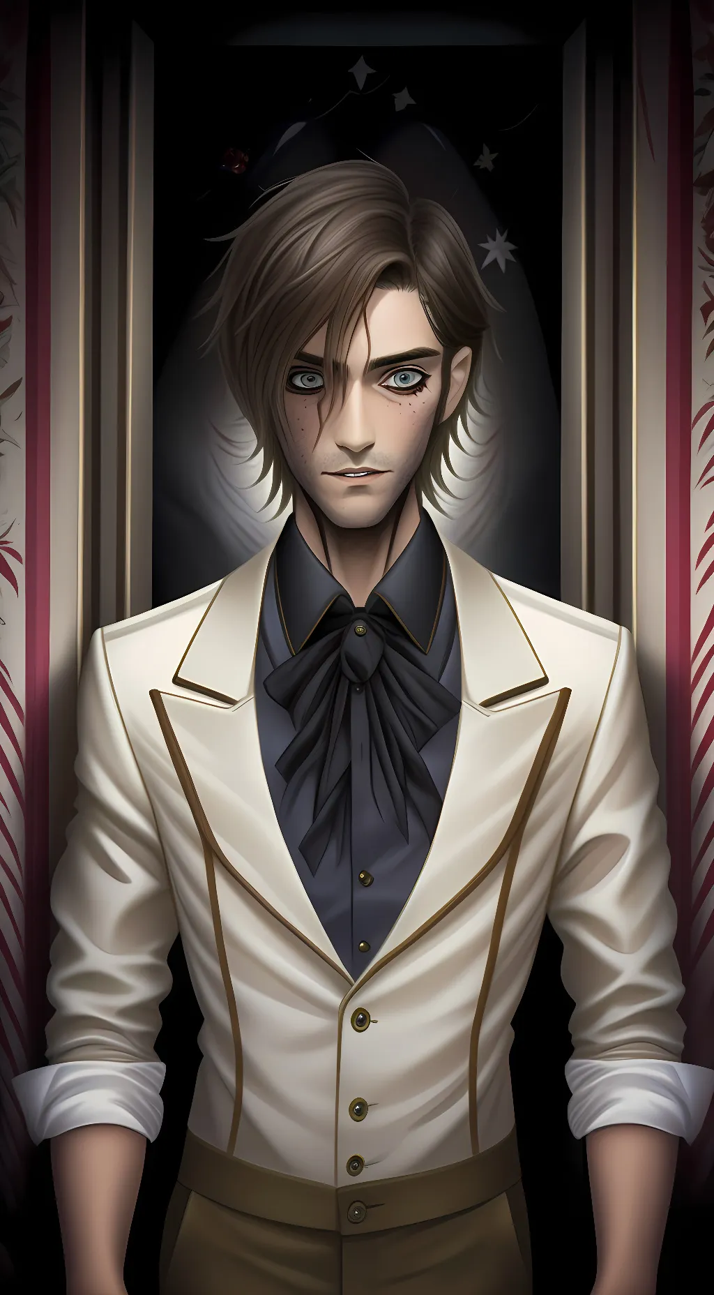 ai character: The Doll Maker background