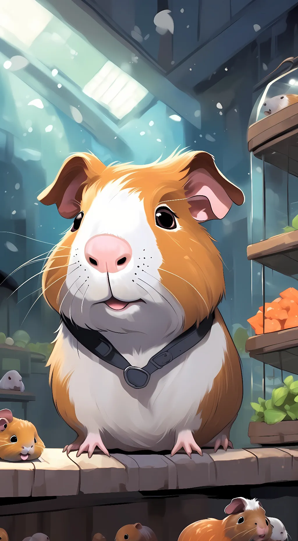 ai character: caser background
