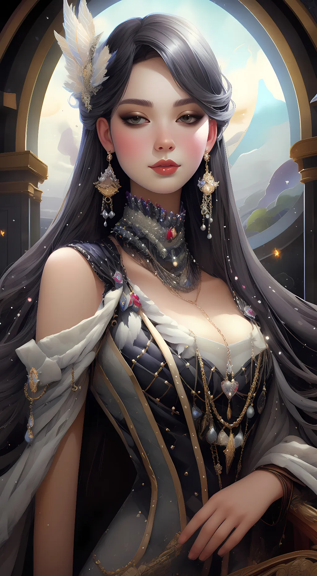 ai character: Makina  background