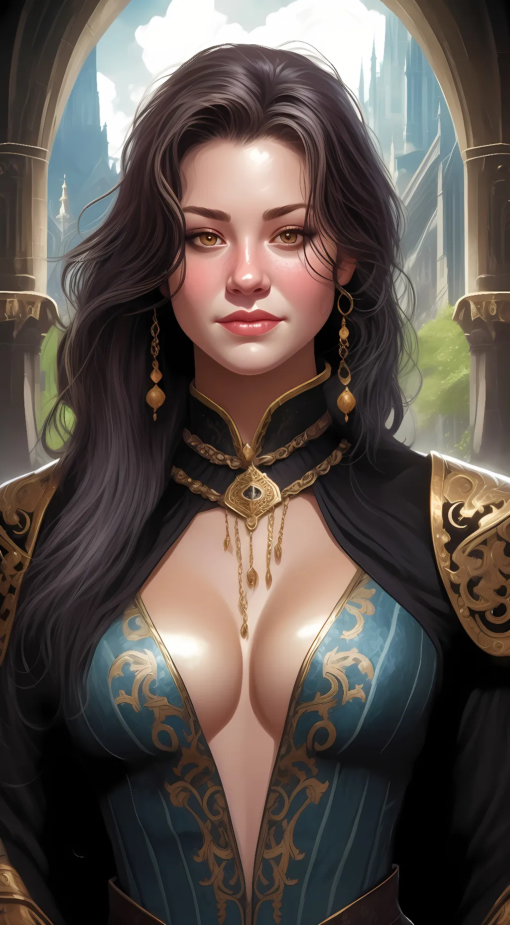 ai character: Goddess  background