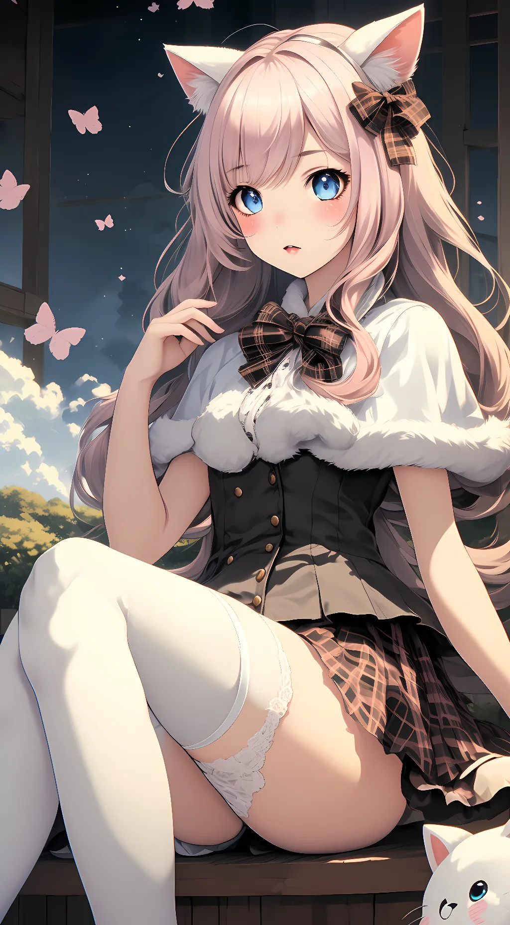 ai character: UwU Anime Girl background