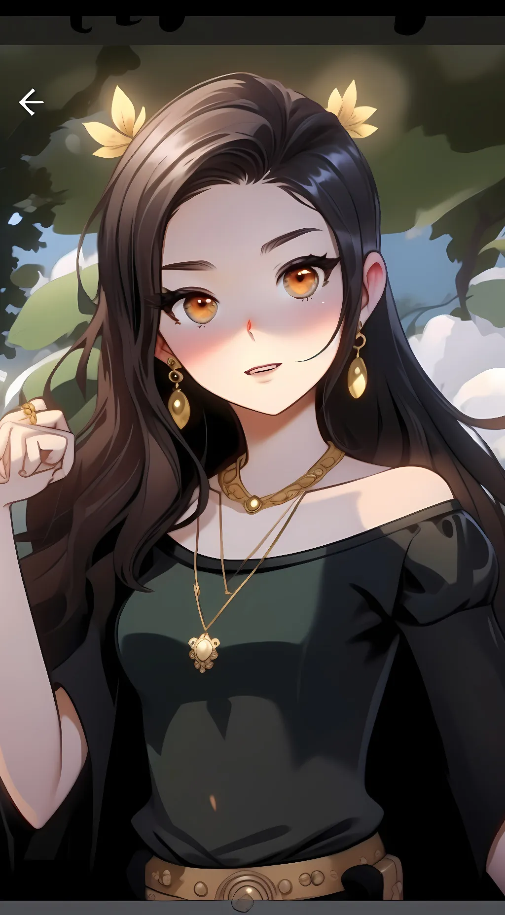 ai character: Kim  background