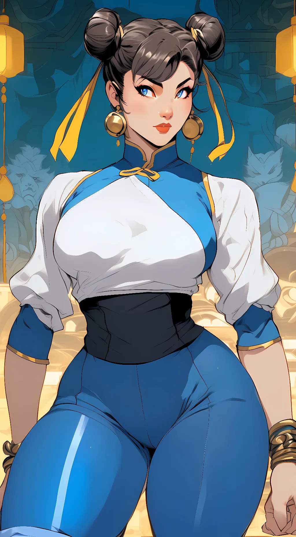 ai character: Chun li background