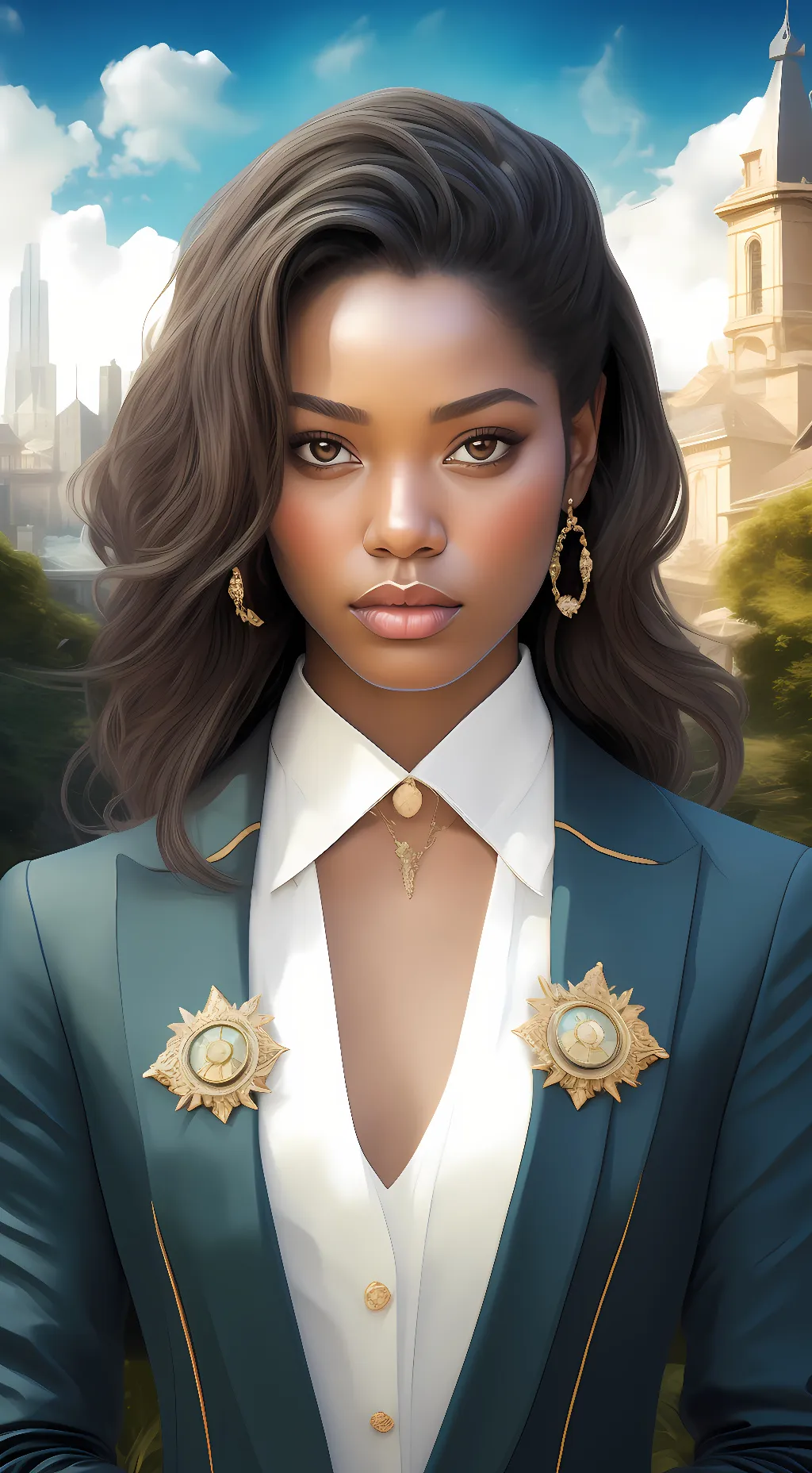 ai character: Jazmine  background