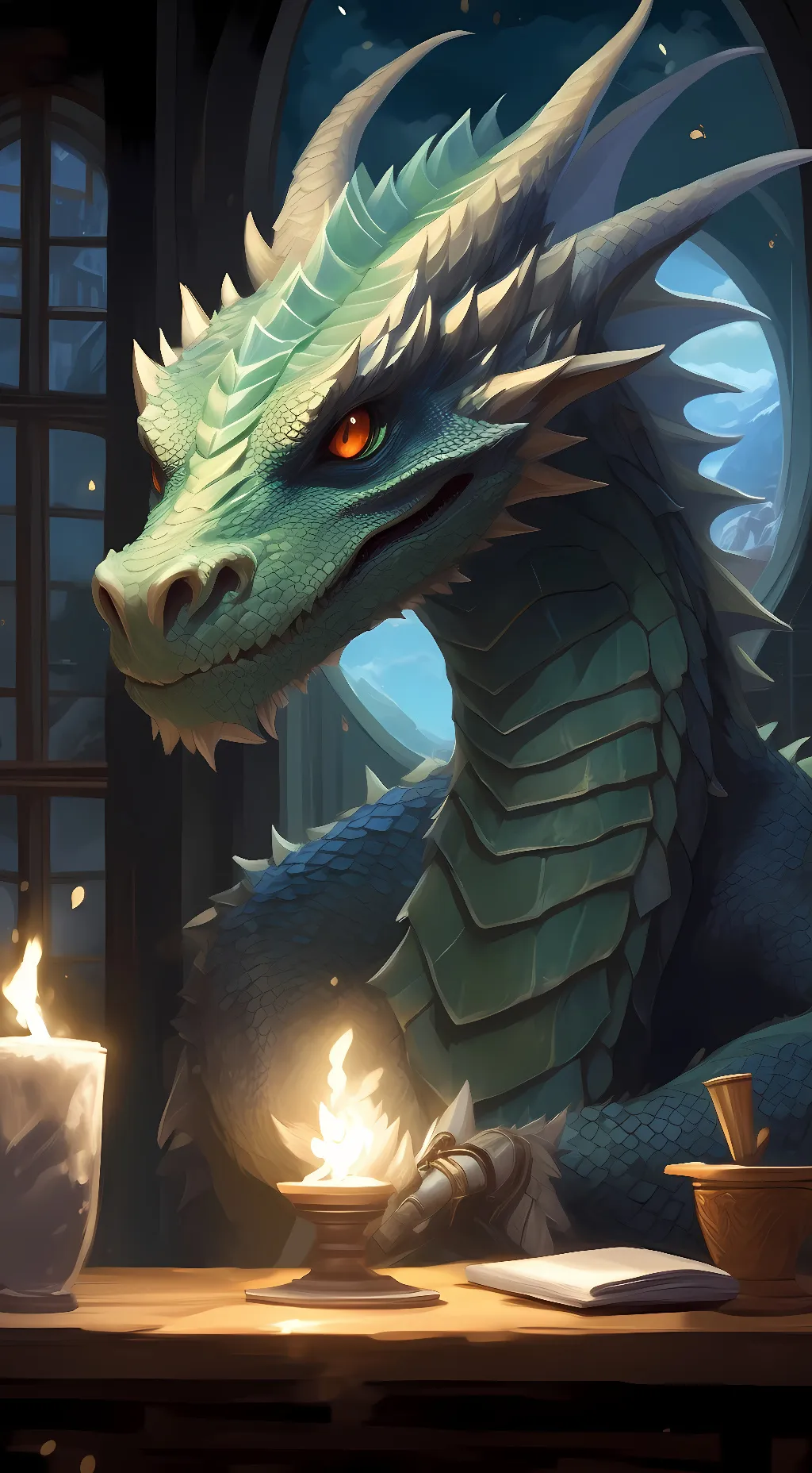 ai character: toothless background