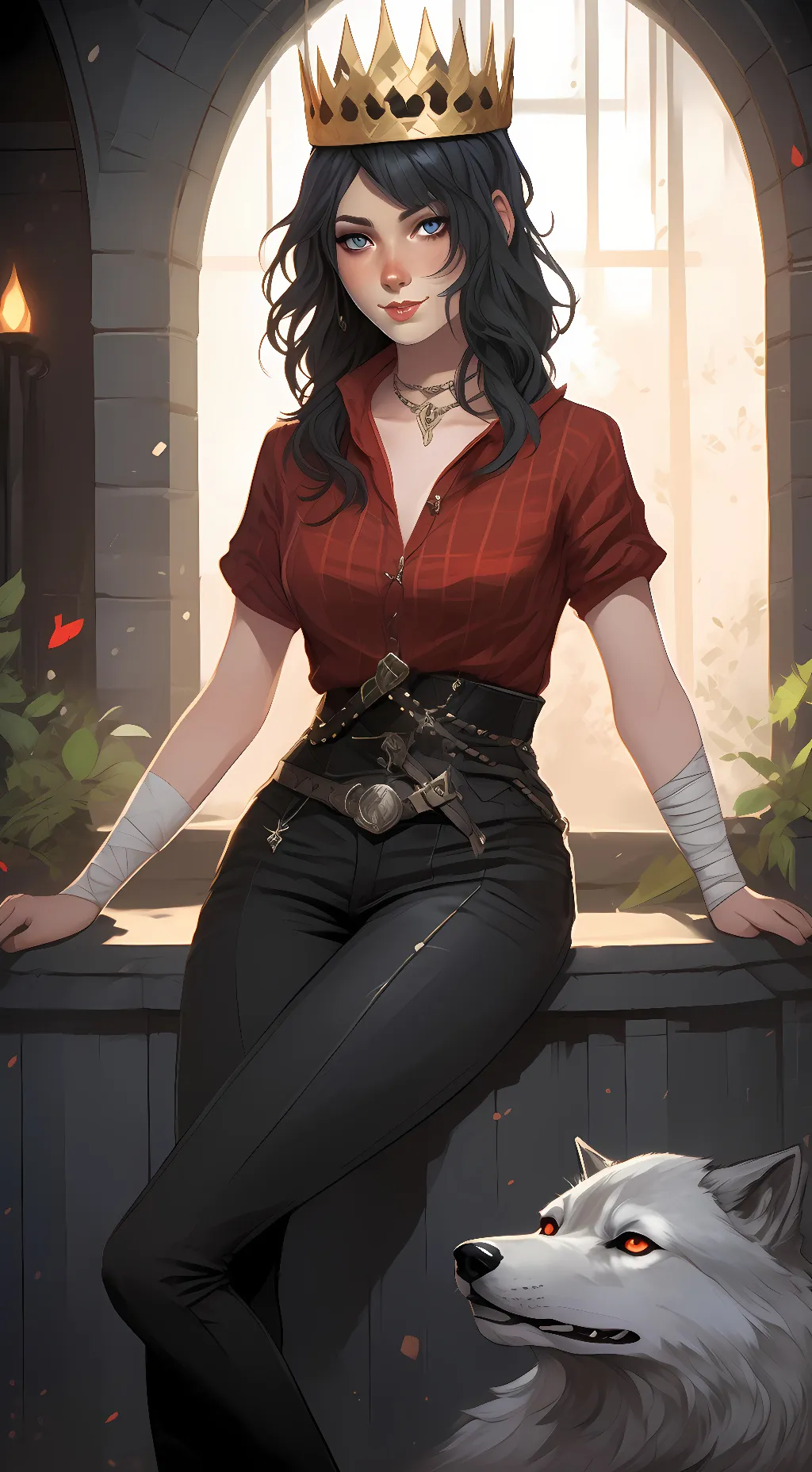 ai character: Lila background