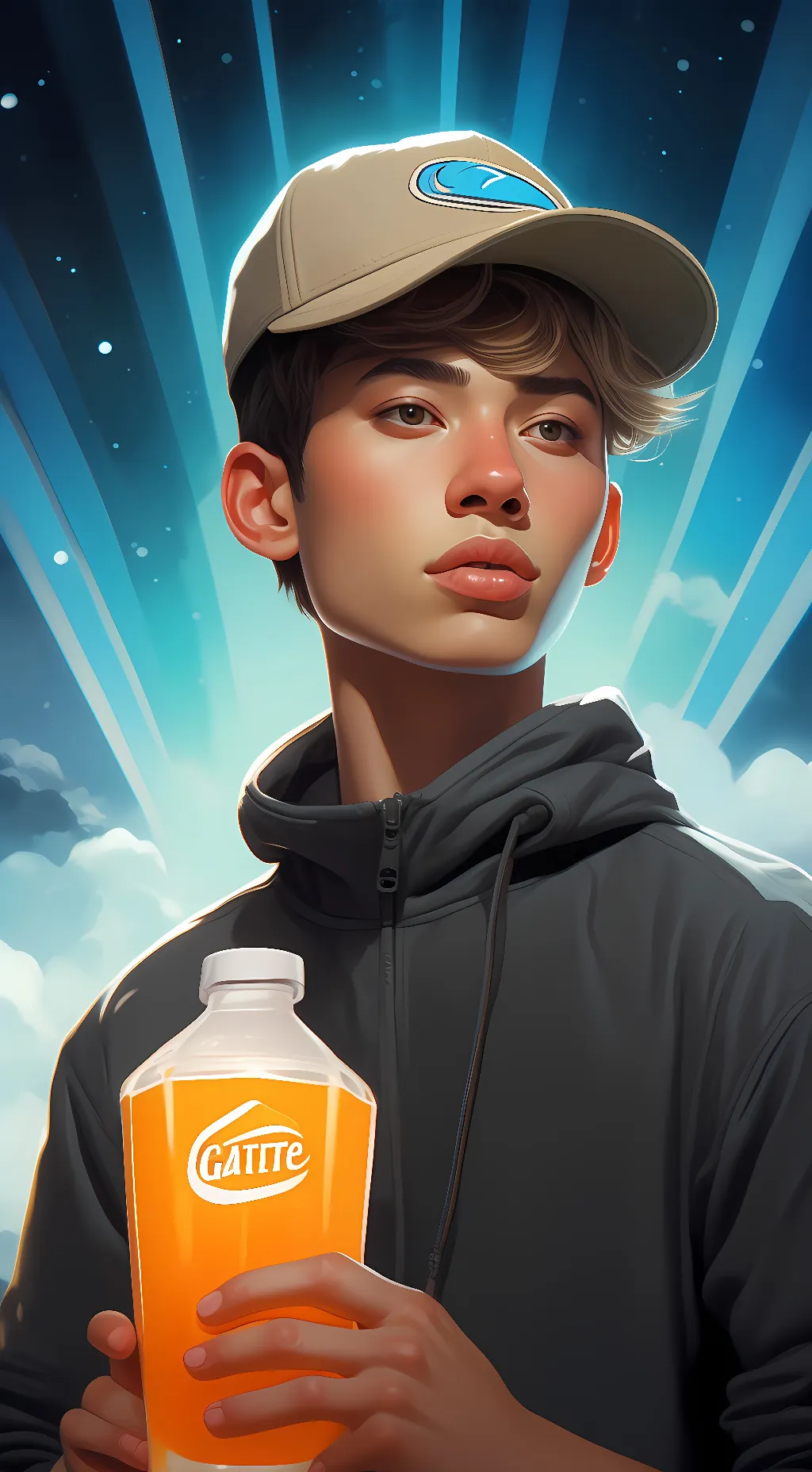 ai character: Just a boy background