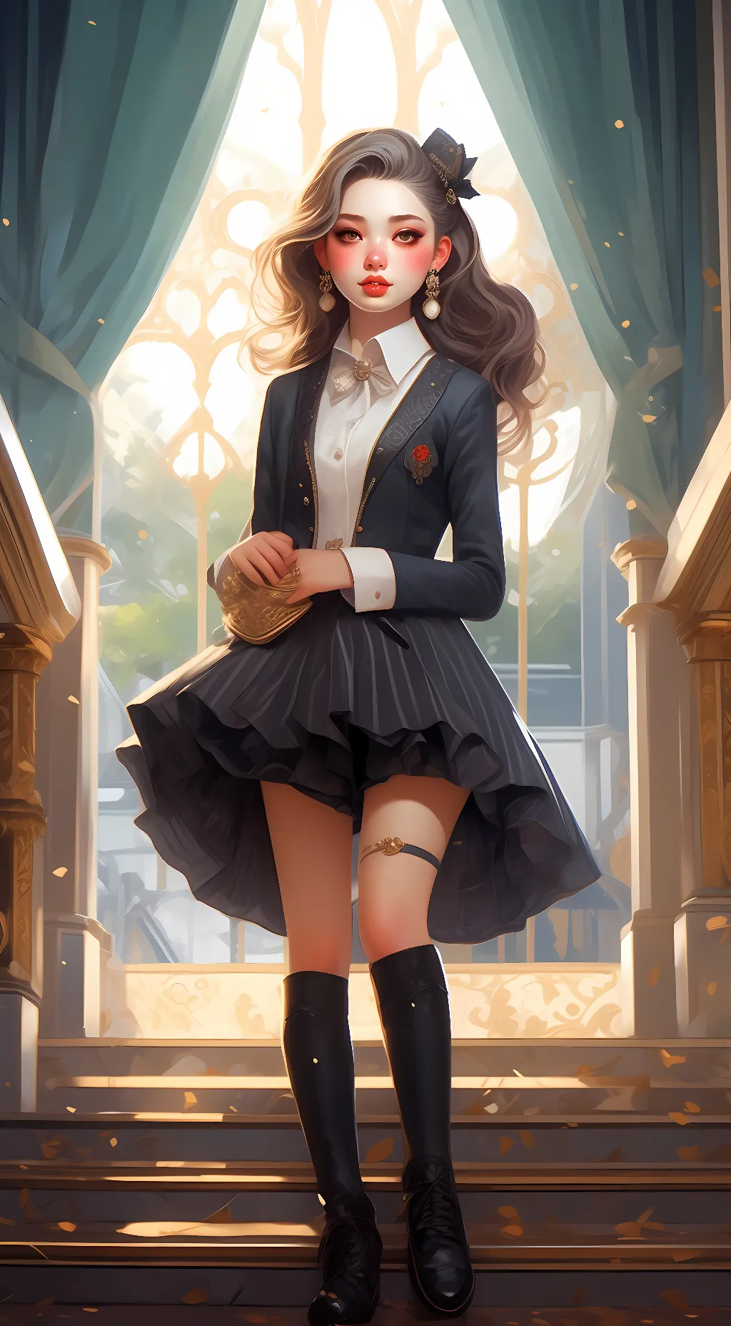 ai character: Ashley background